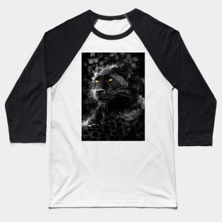 Black Panther vector Baseball T-Shirt